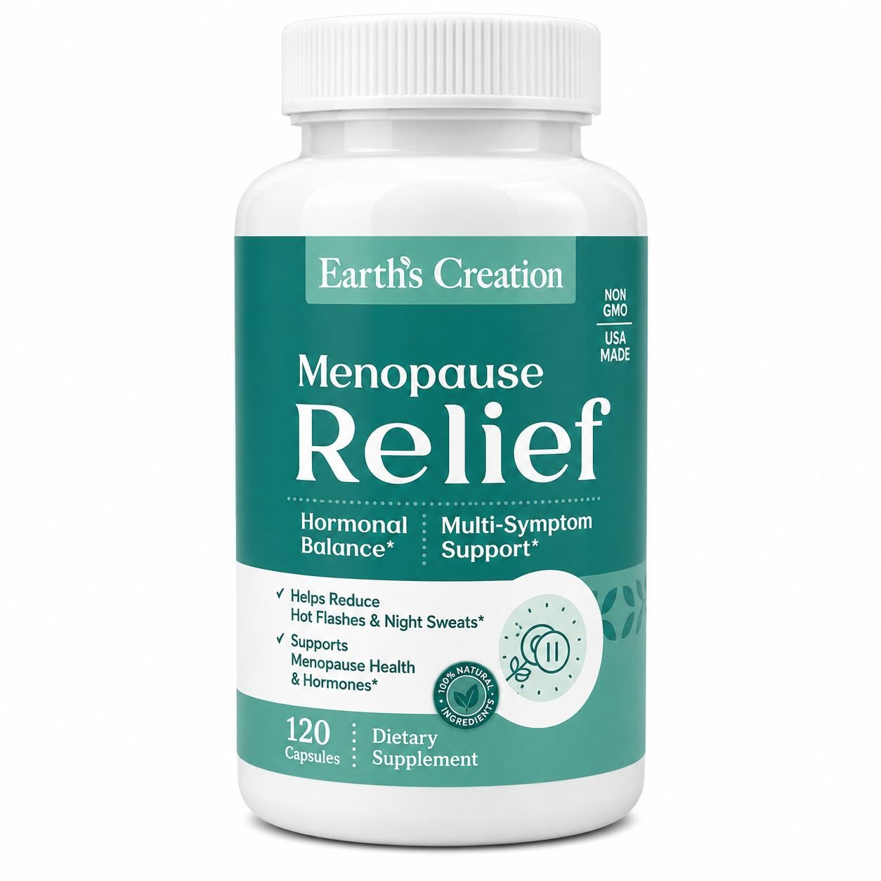 VITAMINA MENOPAUSE RELIEF EARTH CREATION C/120 CAPS