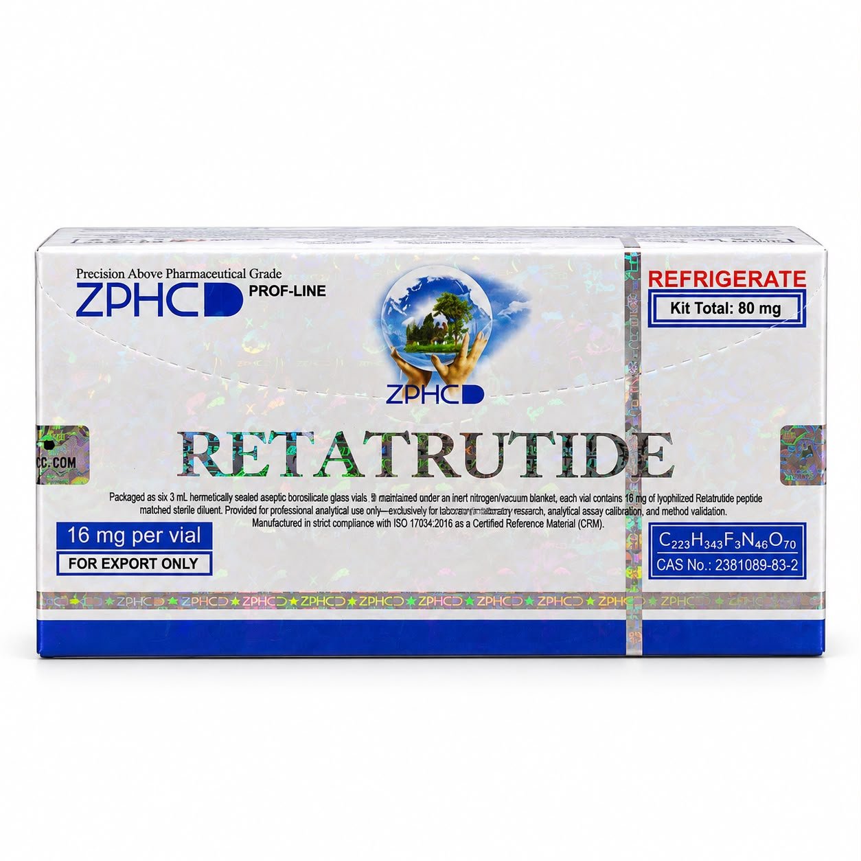 RETATRUTIDE 80MG ZPHC C/5 AMPOLAS