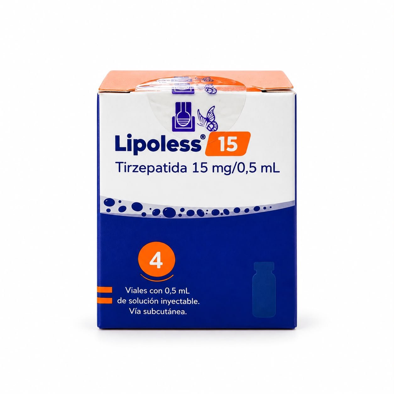 LIPOLESS 15MG/0,5ML C/4 AMPOLAS ETICOS (CX NOVA)