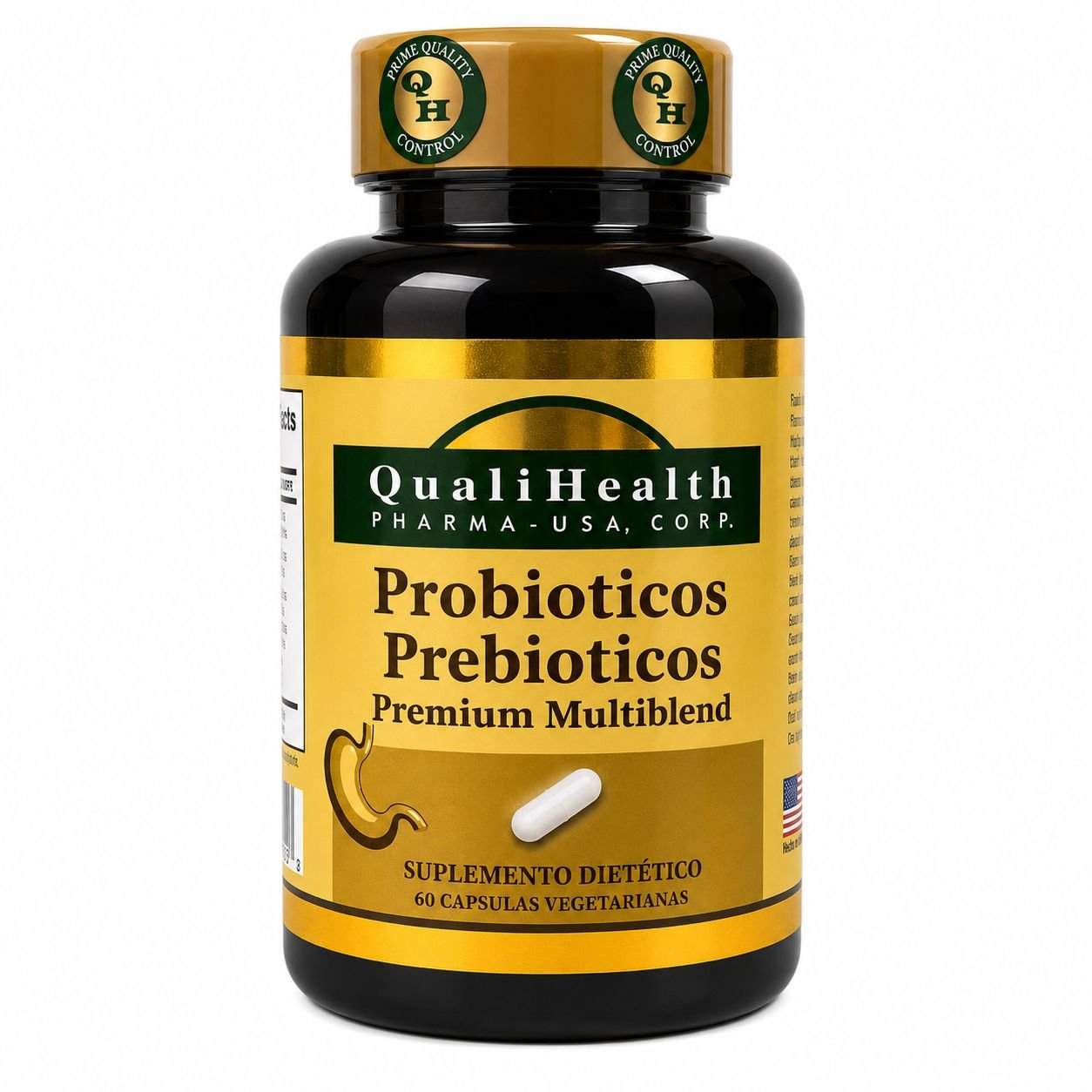 VITAMINA PROBIOTICOS PREBIOTICOS QUALIHEALTH C/60 CAP