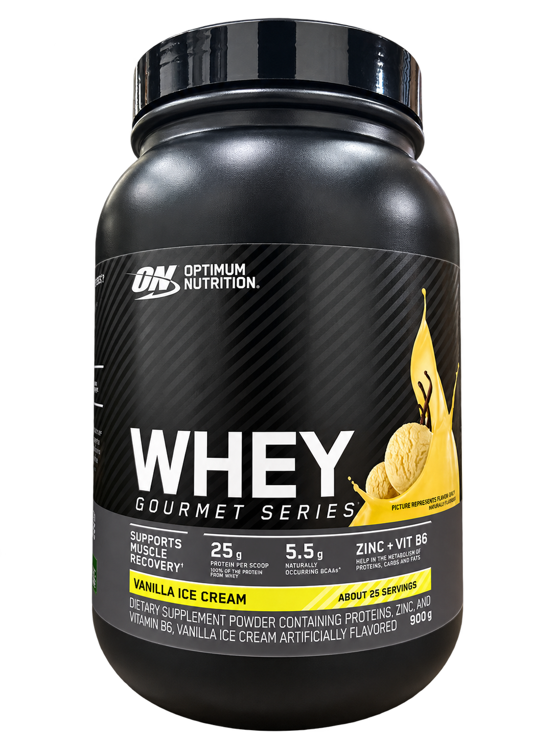 WHEY PROTEIN GOURMET VANILLA ICE CREAM OPTIMUM NUTRITION 900G