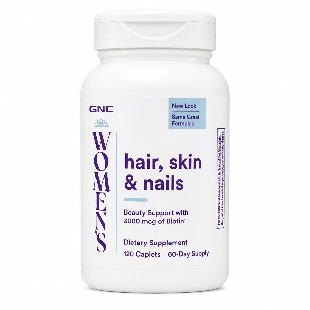 VITAMINA GNC WOMEN HAIR SKIN E NAILS C/120 CAPS