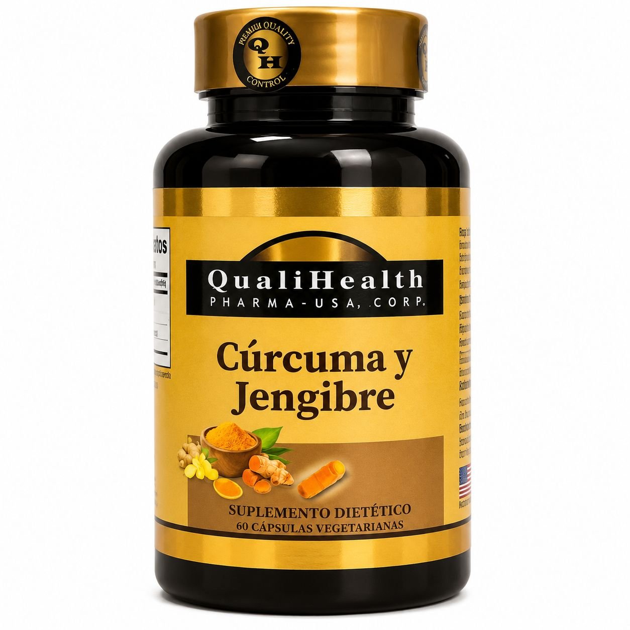 VITAMINA CURCUMA & JENGIBRE QUALIHEALTH C/60 CAP