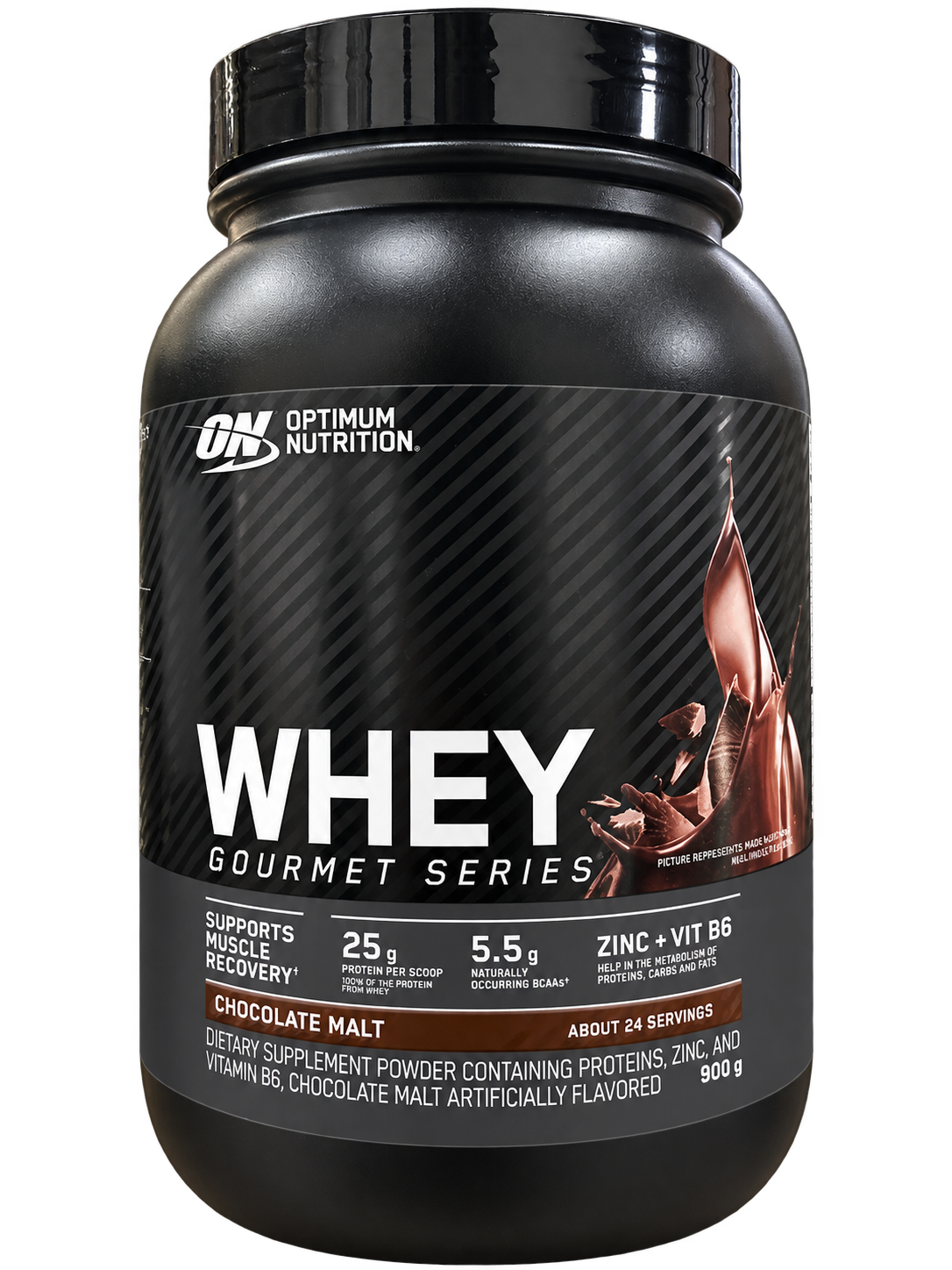 WHEY PROTEIN GOURMET CHOCOLATE MALT OPTIMUM NUTRITION 900G